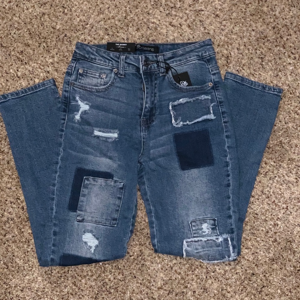 Patched April Jeans